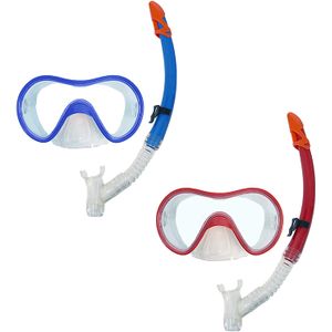 Azul del Océano Expedition Natación máscara y tubo seco de buceo para jóvenes/adultos