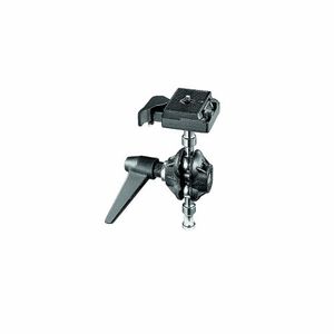 Manfrotto 155rc tilt-top cabeza con placa rápida (Negro)