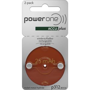 Power One ACCU Plus Size 312 Rechargeable