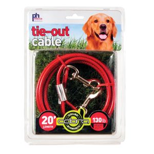 Prevue Pet Products 2122 resistente cable 20 'Tie-Out