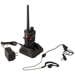 Baofeng bf-f8 + Doble Banda, 136 – 174/400 – 520 MHz Two-way radio transceiver-, color negro