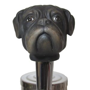 Rollins & Sons Bulldog Mango de llave de cerveza Bar de deportes kegerator Resina Zombie breweriana Mac