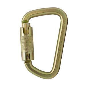 Fusion Climb Tacoma Acero Triple Lock With Key Nariz Modificado D-Shaped Mosquetón de alta resistencia