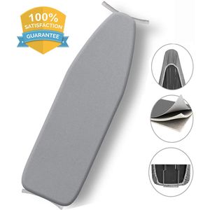 Cubierta y almohadilla para tabla de planchar de Petasco, recubierto de silicona, resiste las manchas y manchas, almohadillas para tabla de planchar c