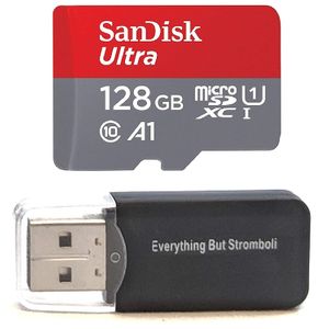 SanDisk 128 GB Ultra, UHS-I, clase 10 Micro tarjeta de memoria SDXC para Sony Xperia XZ2, XZ2 Contacto, Xperia L2, XA2, XA2 Ultra, XZ1 compacto Smart