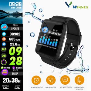 Smart Watch,Winnes Fitness Tracker Heart Rate Monitor,V6 Sports Bracelet IP67 Waterproof Color Screen Pedometer Message Call Reminder Weather Forecast