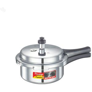 Prestige Popular Plus olla de presión plata, Blanco