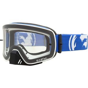 Dragon Alliance Azul y Blanco flash verde NFXS anteojos para Nieve anteojos Unisex, transparente, talla única