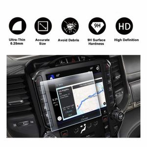 2019 Dodge Ram 1500 Uconnect pantalla táctil de coche pantalla de navegación Protector de pantalla, HD Clear vidrio templado película protectora contr