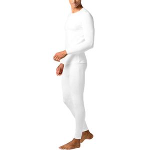 Lapasa, juego de ropa interior térmico para hombre. Incluye: camiseta manga larga con forro polar y calza larga para viajar o esquiar en invierno (M11