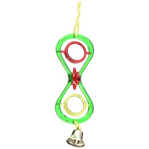 JW Pet Company Activitoys Hora Vidrio Espejo Ave Juguete