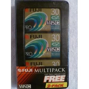 Fuji Multipack 3-Pack VHS C