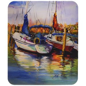 Tesoros de la Caroline Mississippi Sailboats Mouse Pad/Pad/Salvamanteles caliente (jmk1158mp)
