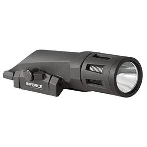 wmlx de inforce, Blanco/infrared, weaponlight, Gen 2, acabado negro, luz blanca, constante Primaria y momentáneo, y Luz Estroboscópica,