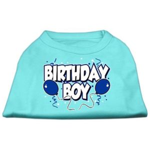 Mirage Pet Productos 10-pulgadas visualización Camisas de impresión de cumpleaños, pequeña