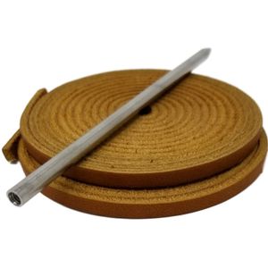 Highland Group, béisbol y softball guante con cordones, juego, 2 cordones de piel, aguja para acordonar.
