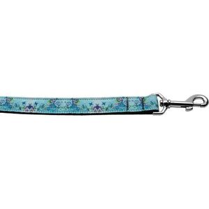 Productos Mirage Pet Azul de ensueño 1 inch Wide 4 ft Correa Larga)
