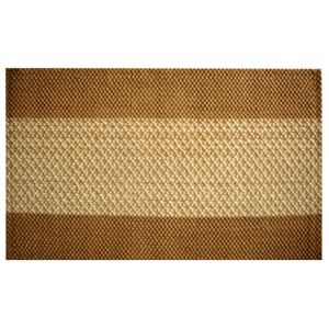 Las importaciones Decor Alfombra de yute natural, Two-Tone Amplia Rayas, 24-inch por (91,4 cm)