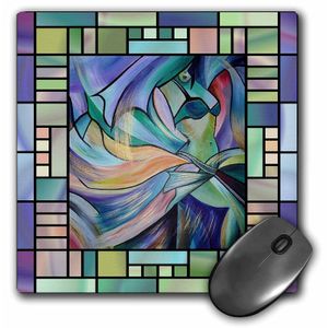 3dRose LLC 8 x 8 x 0.25 inches Mouse Pad, Art Deco Bailarín Danza, Baile, danza del vientre, danza del vientre, Oriental Dance, Medio Oriental Dance (