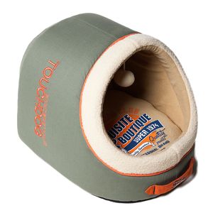 touchdog interior active-play exquisito panorámica funda Emblema de Vintage cama para perro