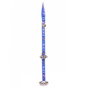 Amarillo diseño de perro 26" largo y 1" Amplia con 6 campanas Nautical perro Ding perro campanas Potty sistema de formación