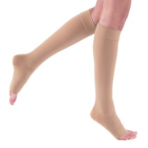 Calcetines hasta la rodilla Jobst extra firmes para la compresión y alivio, de 30 a 40 mmHg, XL, 1, 1