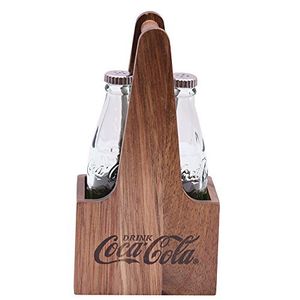 Tablecraft Coca-Cola cc339nw Sal y pimienta Shaker Set con caja de madera