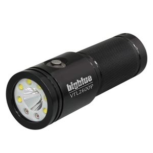 BigBlue VTL2600P - Luz de buceo de doble haz (2600 lúmenes)