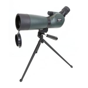 Carson Everglade HD impermeable telescopio con trípode de mesa, 15 – 45 x 60 mm), color verde
