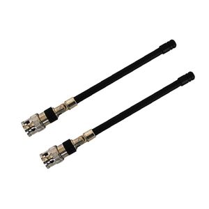 Par UHF (470 – 752 MHz) 1/4 Wave antenas W/BNC conectores para Shure