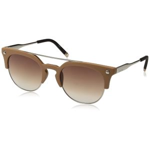 Calvin Klein ck3199s Unisex Ronda anteojos de sol retro, mate arena, 52 mm