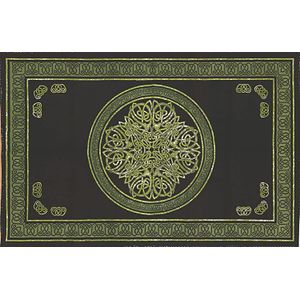 Celta Círculo tapestry-bedspread-wall hanging-green