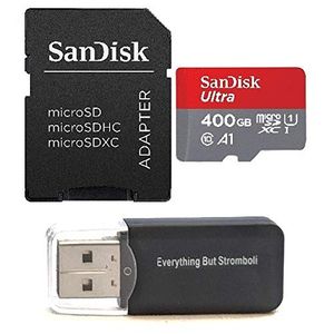 SanDisk 400GB Ultra Micro SDXC Memory Card Bundle Works with Samsung Galaxy A7 (2018), A9 (2018) Cell Phone UHS-I Class 10 (SDSQUAR-256G-GN6MA) Plus E
