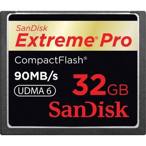 SanDisk 32 GB Extreme Pro CF – Tarjeta de memoria UDMA 90 MB/s 600 x (Paquete sdcfxp-032g-a91, US Retail)