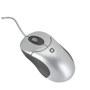 Optical Mouse, conectividad USB, 3 botones, plata/Dark Gray ceb31556