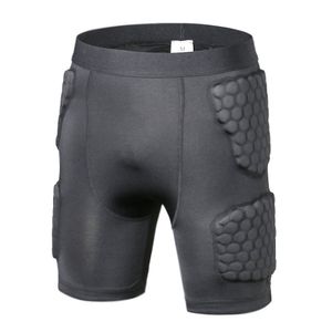 TUOY Pantalones cortos de compresión acolchados, chaleco acolchado protector de cadera y muslo para fútbol, paintball, baloncesto, patinaje, rugby, ho