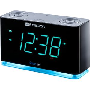 Radio Despertador Emerson Er100301 Smartset Con Altavoz B...