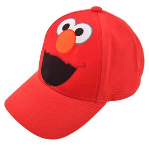Barrio Sésamo Boys &apos;Elmo Gorra de béisbol algodón, 2T/4T, Rojo