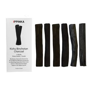 Kishu Binchotan Charcoal Personal de incienso, 6 barras de filtro de agua