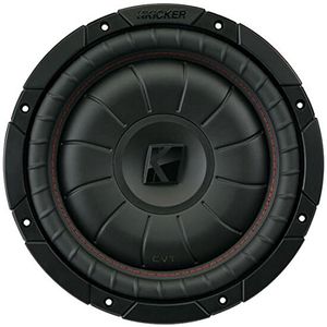 Kicker compvt cvt102 (43cvt102) Pico de 800 W (400 W potencia) 10" compvt Series Dual 2-ohm Subwoofer para coche