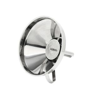 Norpro embudo con colador desmontable, acero inoxidable, 5 1/2 pulgadas, Como se muestra
