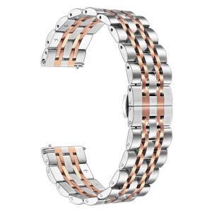 Correa de reloj para Samsung Galaxy Watch de 1.654 in, TRUMiRR de 0.787 in, correa de acero inoxidable macizo, correa de metal, pulsera para Galaxy Wa
