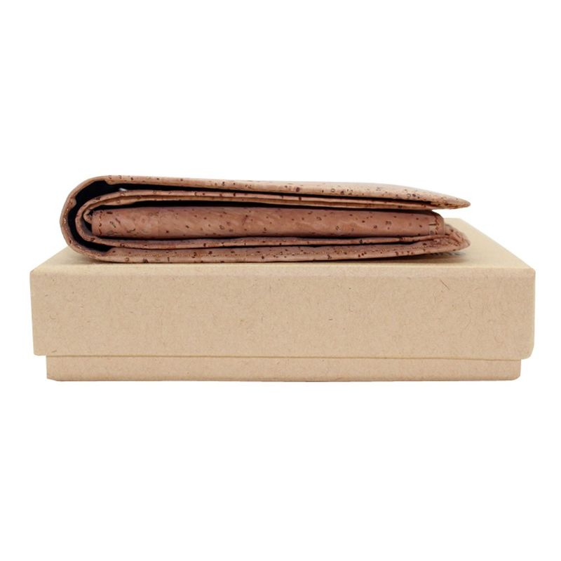 Regalos Para Veganos Boshiho-monedero De Corcho Con Cremallera