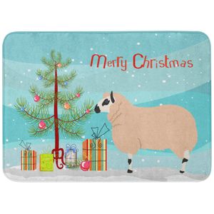 Caroline 's Treasures Kerry Hill oveja Navidad alfombrilla de piso, 19" x 27", multicolor