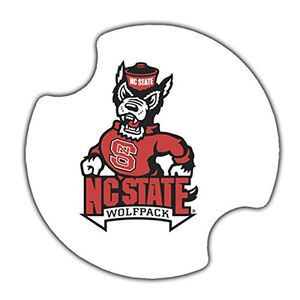 Thirstystone Universidad Estatal de Carolina del Norte coche Copa titular Coaster, 2-pack