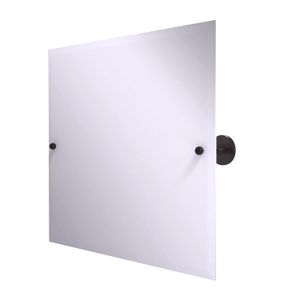Allied latón Shadwell Frameless Paisaje rectangular espejo de pared biselado de inclinación, SL-93-VB