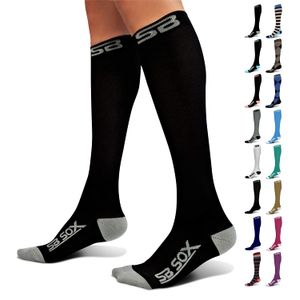 SB SOX Calcetines de compresión (20 – 30 mmHg) para hombres y mujeres – las mejores medias para correr, medicina, atletismo, edema, diabético, venas v