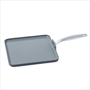 GreenPan Chatham - Sartén de cerámica antiadherente con 2 ayudantes, 11.0 in, color gris