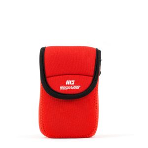 MegaGear "Ultra luz" neopreno cámara caso bolsa bolsa con mosquetón para cámara digital Samsung WB35 F Rojo
