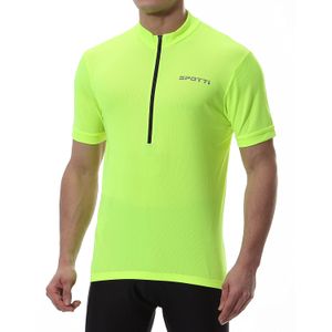 Spotti Basics - Camiseta de ciclismo de manga corta para hombre